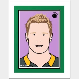 Jean de Villiers, South Africa rugby union player Posters and Art